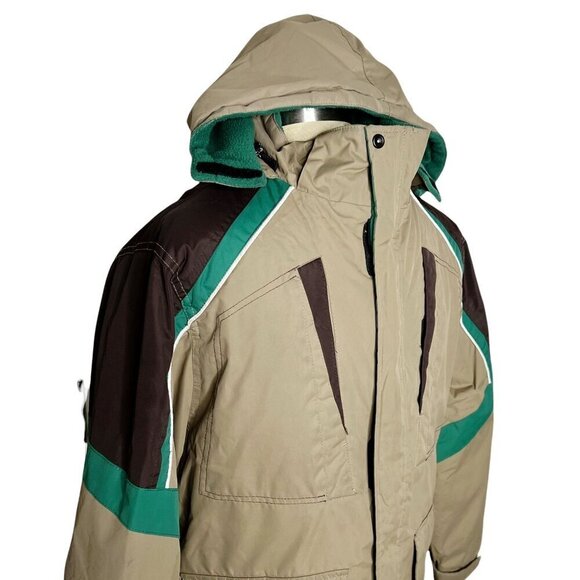 Protection System Jacket Boys Size 10/12 Green Shell Full Zip *Flawed* - Picture 1 of 7